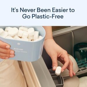 BLUELAND Ricarica per pastiglie di detersivo per lavastoviglie, alternativa ecologica senza plastica per una pulizia naturale e potente.