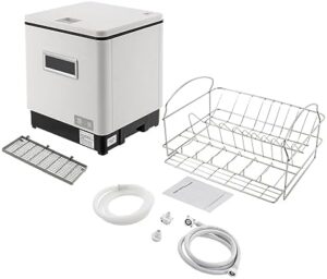 HINOPY Lavastoviglie da Tavolo compatta e potente, ideale per piccole cucine, con funzione sterilizzazione a 70°C.