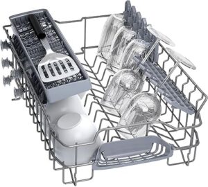 Bosch SPV2HKX42E Serie 2, lavastoviglie da incasso a scomparsa totale con funzionalità Home Connect, InfoLight e Programma Preferito.