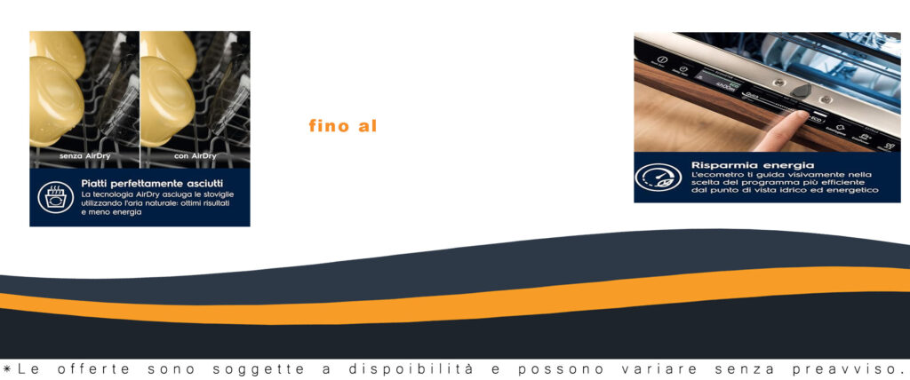 Lavastoviglie Electrolux Serie 300 EEA27410L integrata con tecnologia AirDry e AutoSense