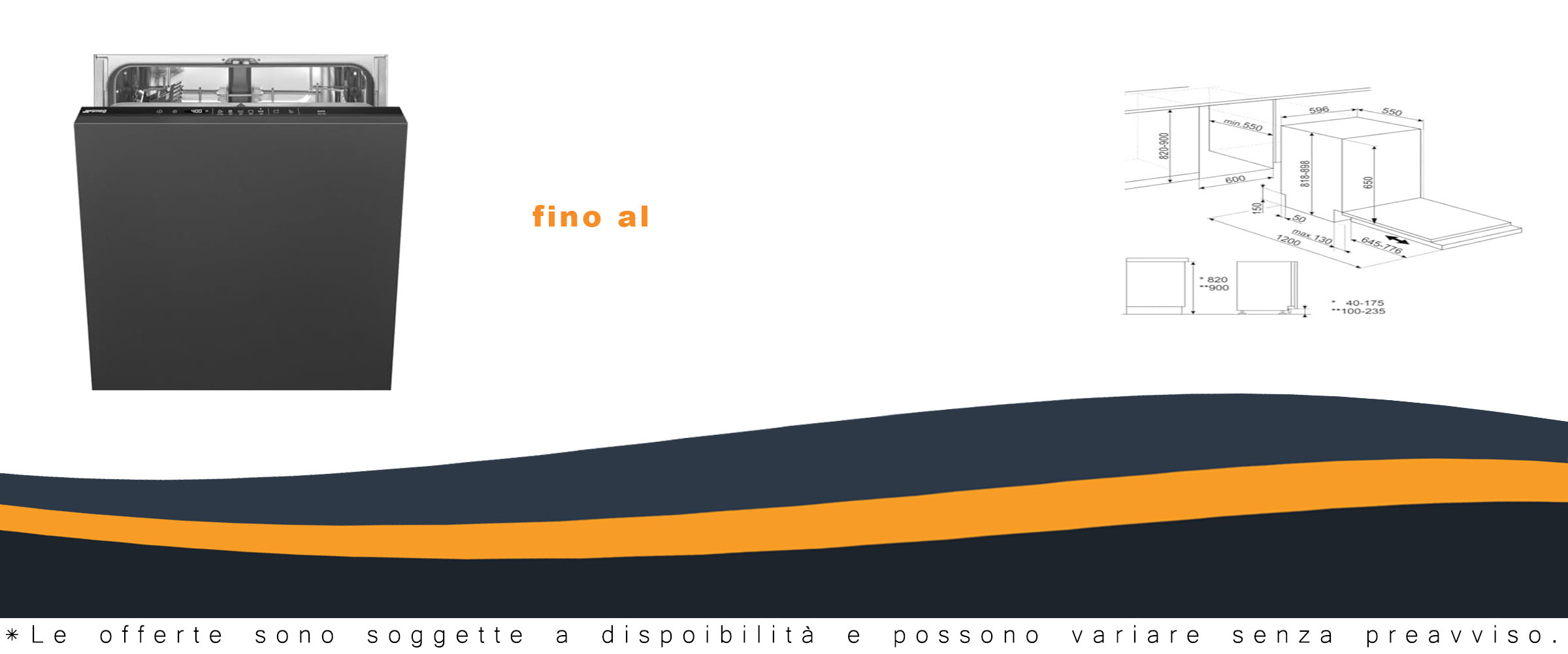 Lavastoviglie SMEG STL262D incasso 60 cm con 8 programmi, classe D, design elegante e prestazioni efficienti