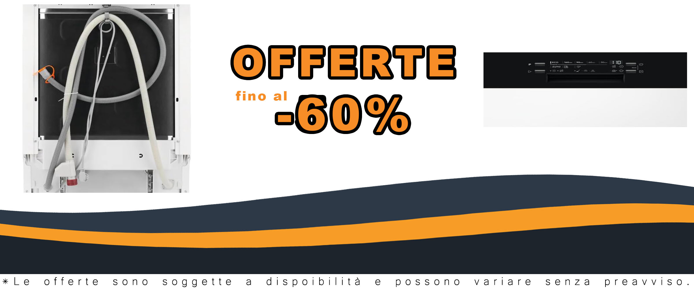 Lavastoviglie Electrolux EEA47201IK incasso, frontalino nero elegante, con capacità per 13 coperti.