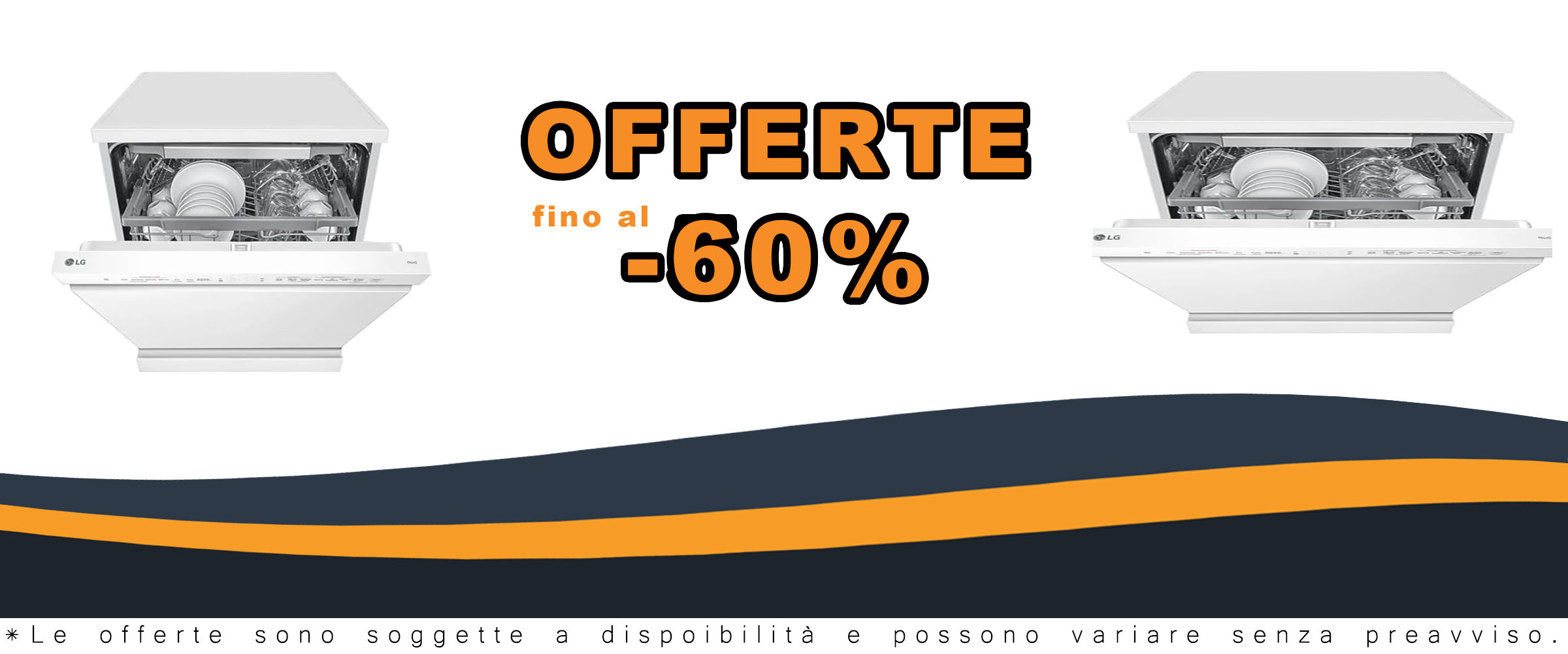 Lavastoviglie LG DF365FWS bianca da 14 coperti, installazione libera, classe energetica B