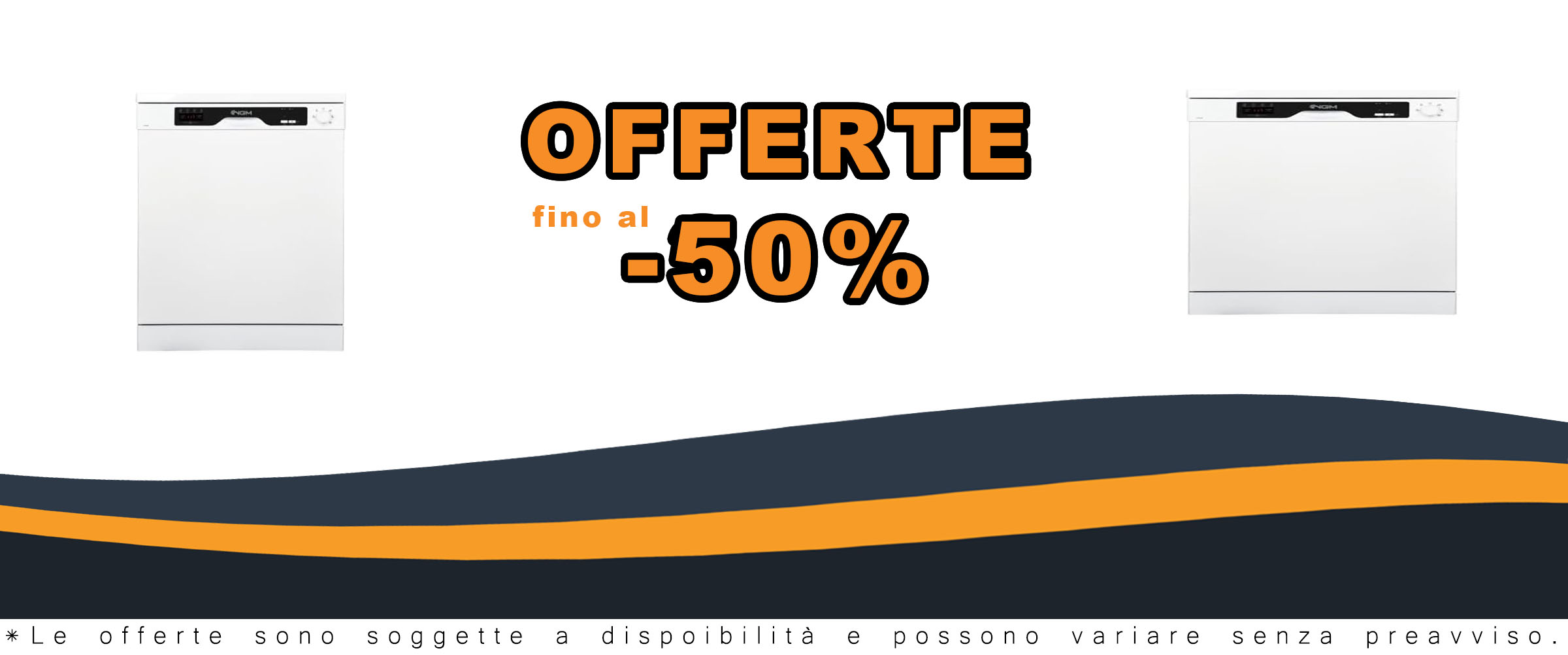 Lavastoviglie Ngm DW13E 13 coperti, colore bianco, classe energetica E