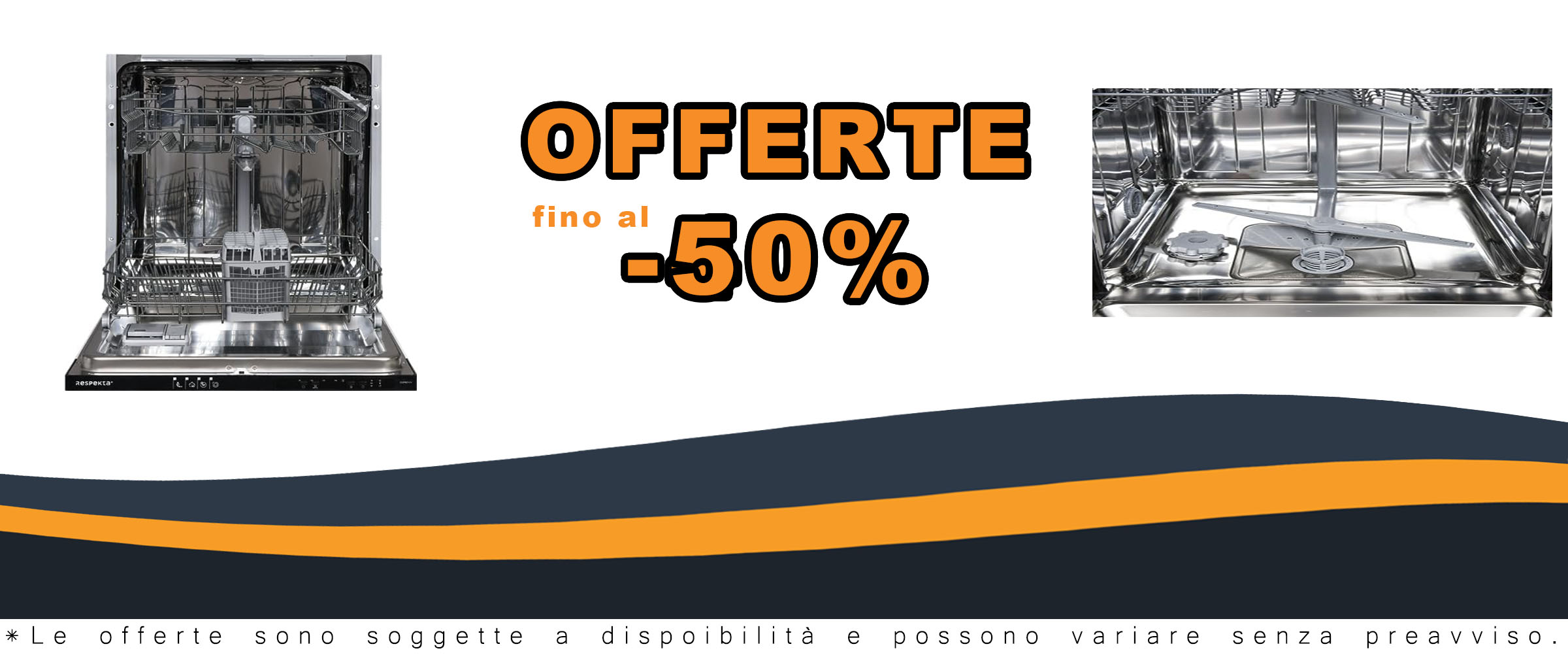 Respekta Lavastoviglie Integrata da 60 cm con cestello portaposate, 4 programmi e partenza ritardata, silenziosa a 49 dB.