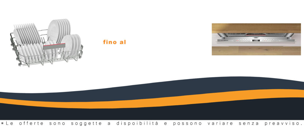 Lavastoviglie BOSCH SMV4EVX01E Serie 4 a scomparsa totale, in acciaio inox, per 14 coperti
