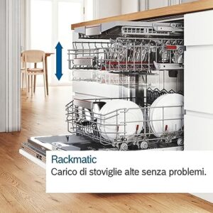 Lavastoviglie Bosch SMS4HMI07E Serie 4 in acciaio inox, 60cm, con funzionalità Home Connect e EcoDosage