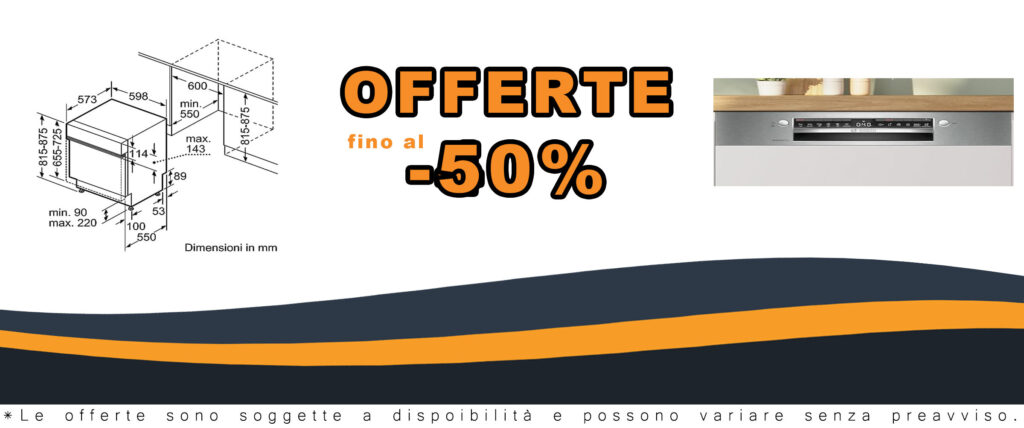 Bosch Elettrodomestici Serie 4, Lavastoviglie da incasso con frontalino, 60 cm, Inox, SMI4ECS21E