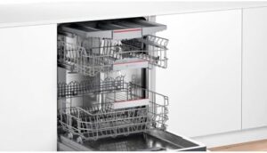 Bosch SMU4ECS21E Serie 4 Lavastoviglie da incasso in acciaio inox, 60 cm, con tecnologia Home Connect e EfficientDry