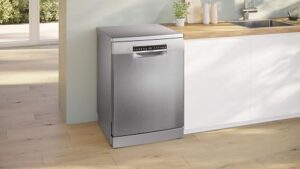 Bosch SMS4EVI08E Serie 4, lavastoviglie con apertura automatica della porta e controllo remoto tramite Home Connect
