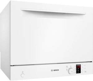 Lavastoviglie Bosch compatta senza installazione, 55 cm, con Extra Asciugatura e AquaStop, colore bianco