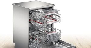 Bosch SMS6ZDI48E Serie 6, lavastoviglie da libero posizionamento con design inox, alta efficienza energetica e funzionalità avanzate.