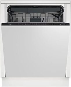 Lavastoviglie Beko DIN28430 A Scomparsa Totale 14 coperti A+++, modello bianco, installazione integrata in cucina