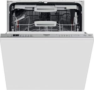 Lavastoviglie Hotpoint HIS 7030 WEL in inox, con grande capacità di carico, perfetta per famiglie numerose.