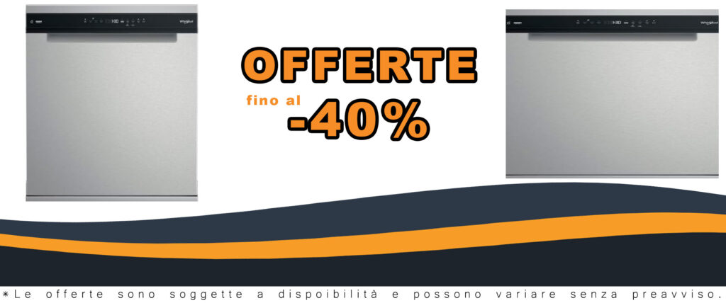 Lavastoviglie Whirlpool W7FHP33X in acciaio inossidabile con 15 servizi e 3 programmi di lavaggio