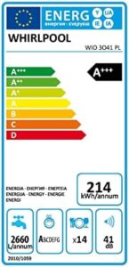 Lavastoviglie da 60 cm, 14 coperti, classe C: Design elegante e funzionalità avanzata