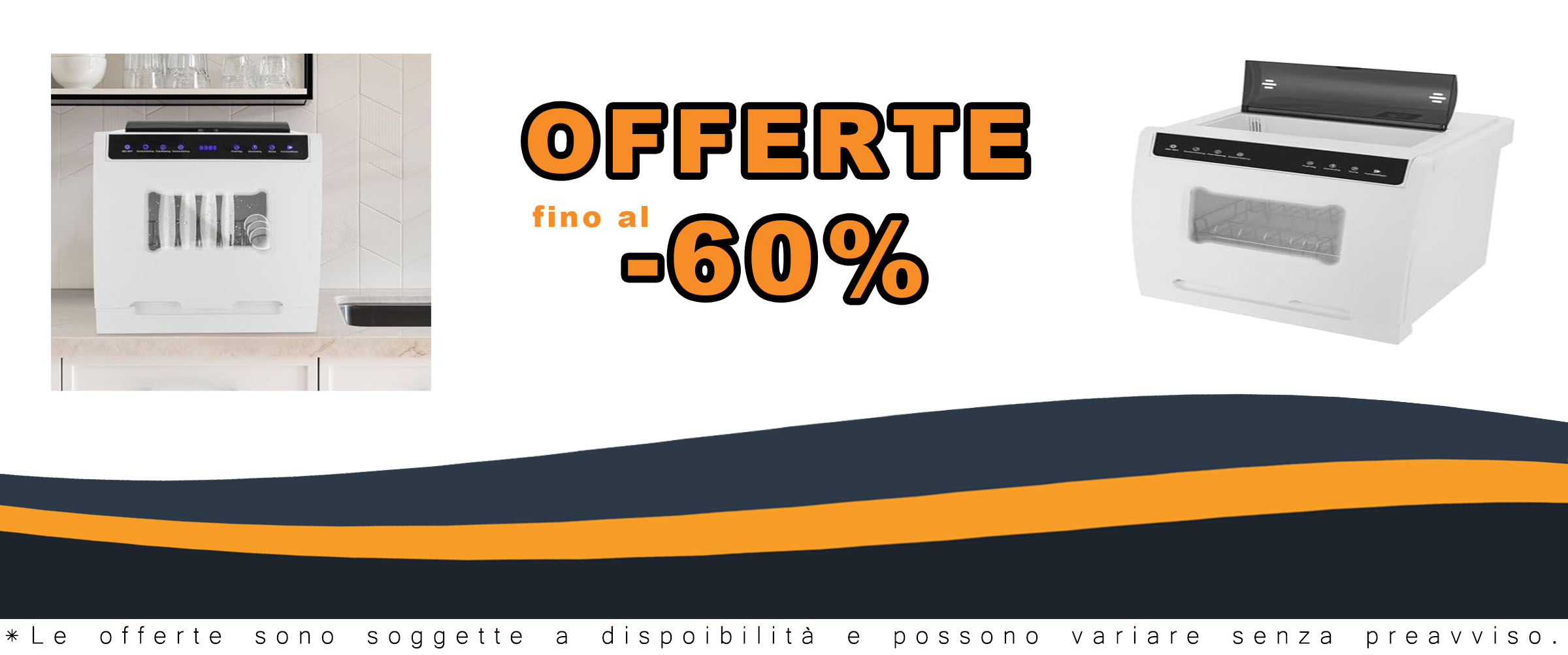 Lavastoviglie da tavolo portatile con quattro modalità di lavaggio, ideale per campeggio e appartamenti.