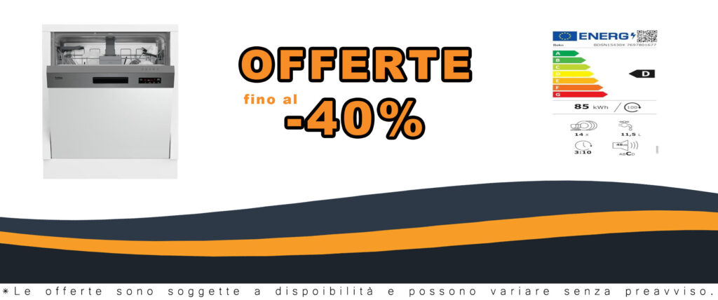 Lavastoviglie Beko BDSN15430X b300, con capacità per 14 coperti, 5 programmi, apertura automatica e Quick&Clean