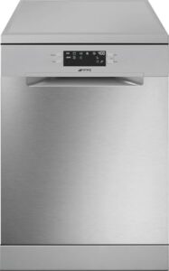 Lavastoviglie LVS262DSX in acciaio inox, modello a libera installazione, adatta a 13 coperti.