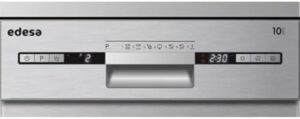 Lavastoviglie Edesa EDW-4710 X in acciaio inox, installazione libera, 7 programmi di lavaggio