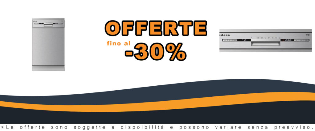 Lavastoviglie Edesa EDW-4710 X in acciaio inox, installazione libera, 7 programmi di lavaggio