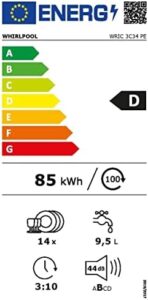 Lavastoviglie Whirlpool 60 cm 14 posate, silenziosa e integrabile, perfetta per ogni cucina moderna