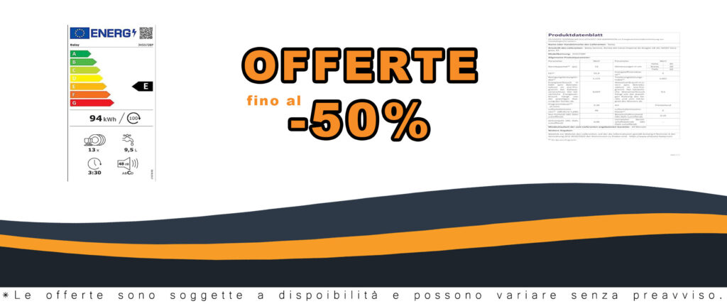 Lavastoviglie Balay 3VS572BP in funzione con 13 coperti, classe energetica A++ e design moderno.