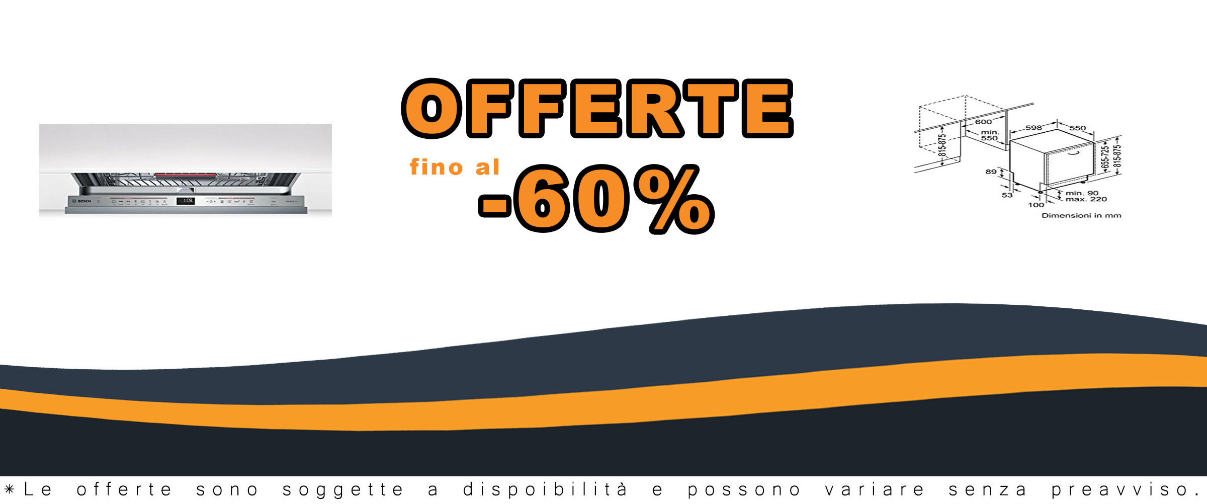 BOSCH Lavastoviglie SMV68MX03E PerfectDry a Scomparsa Totale, modello ad alta efficienza energetica con 14 coperti