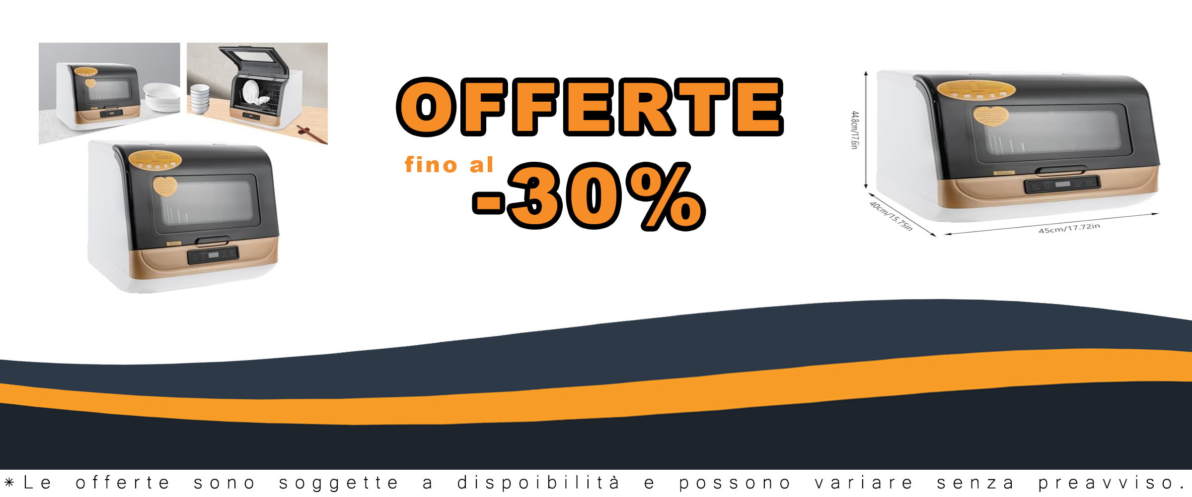 ACROSSPART Mini lavastoviglie da tavolo multifunzione compatta e potente, perfetta per piccoli spazi