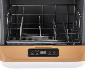 Mini lavastoviglie 800W da tavolo, senza installazione, perfetta per uffici e campeggi