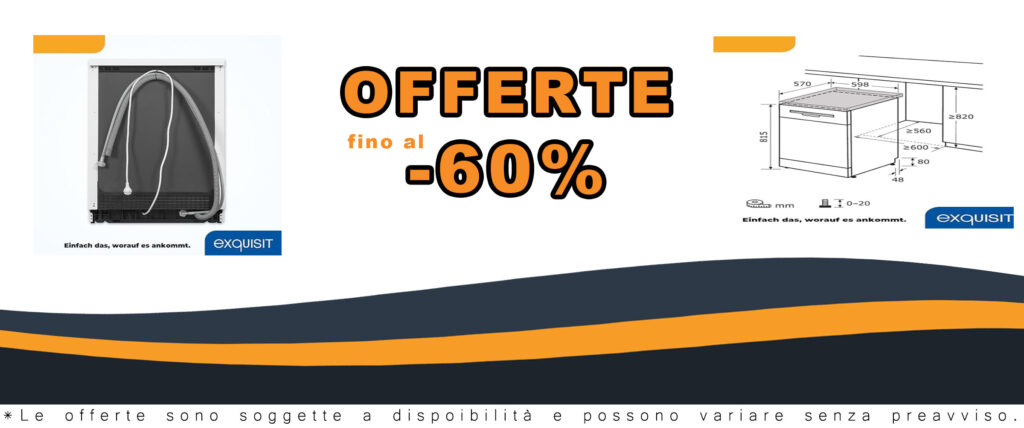 Lavastoviglie Exquisit GSP9313-030E bianco, 13 coperti, vista frontale con porte aperte