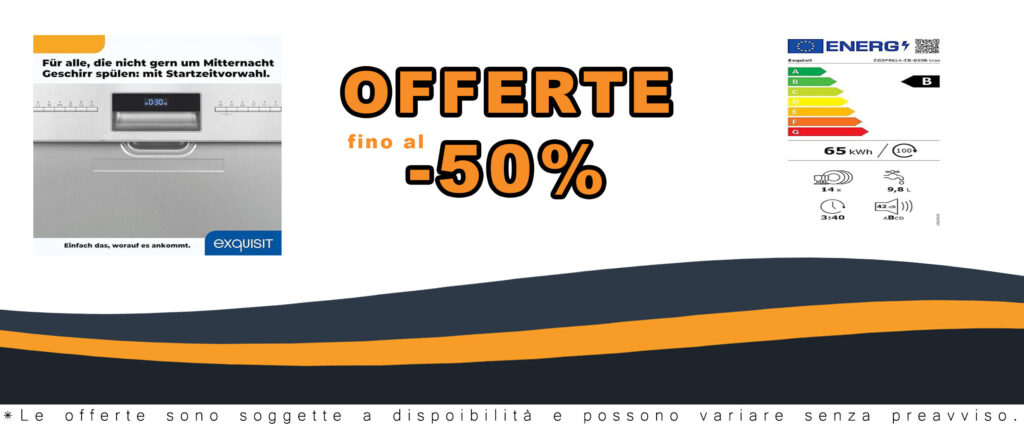 Lavastoviglie Exquisit EGSP9614-EB-030B inox con tecnologia Aquastop e luce da pavimento
