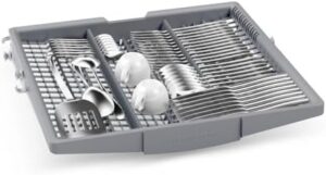 Lavastoviglie Bosch SMV4HVX03E a incasso, silenziosa e a risparmio energetico, perfetta per famiglie.