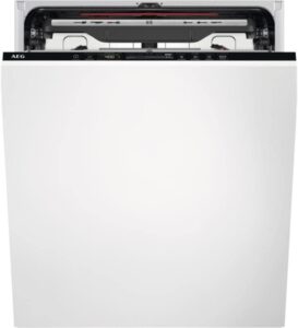 Lavastoviglie AEG FSE73727P completamente integrabile, con 15 coperti e tecnologia AirDry, perfetta per ogni cucina.