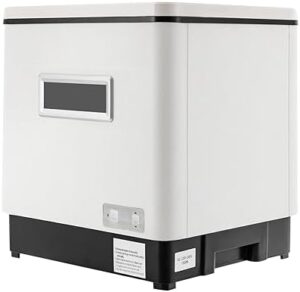 Mini lavastoviglie da 60L in acciaio inox, compatta e portatile, ideale per piccole famiglie e singoli utenti.