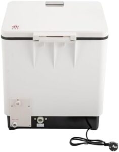 Mini lavastoviglie da 60L in acciaio inox, compatta e portatile, ideale per piccole famiglie e singoli utenti.