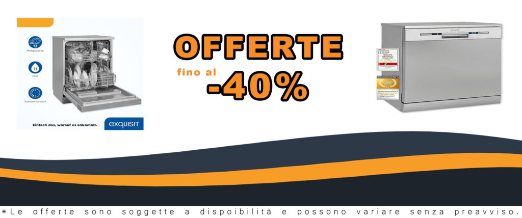 Lavastoviglie Exquisit GSP9313-030E in argento con capacità di 13 coperti e orario di inizio preimpostato.