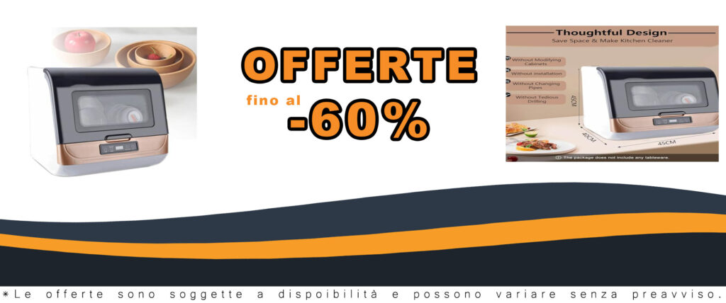 MhWrughts Lavatrice per Piatti da Banco, lavastoviglie compatta con risparmio idrico e pulizia a 360°