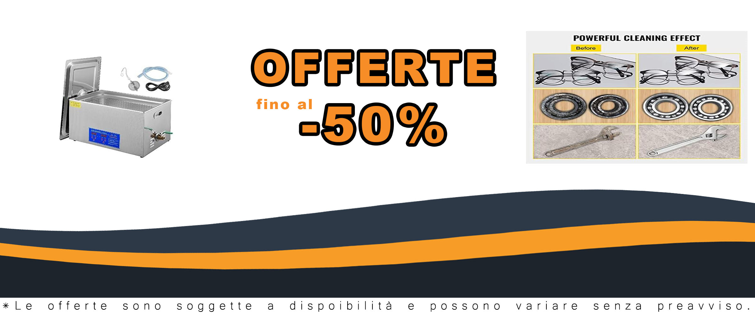 Pulitore ad ultrasuoni Lave-Dishes 3L, lavatrice portatile compatta e facile da usare per principianti e professionisti.