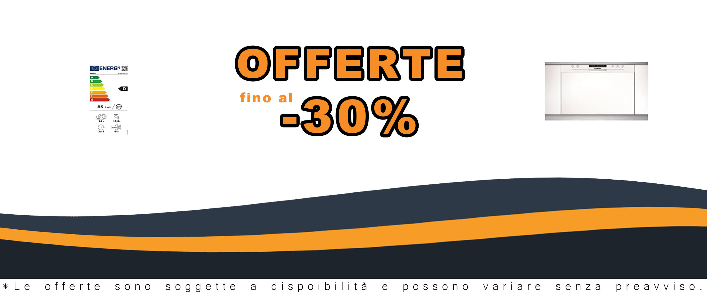 Brandt lavastoviglie 60cm 14 coperti 44db, integrabile, silenziosa e con archetto