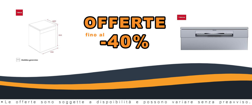 Lavastoviglie Teka DFS 76 810 SS, senza installazione, design elegante in acciaio inox, per 14 posate, 8 programmi di lavaggio
