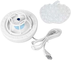 Mini lavastoviglie portatile multifunzionale blu per uso domestico, ideale per pulire frutta e verdura con ricarica USB
