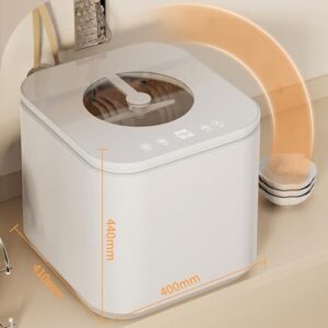 Lavastoviglie automatica da tavolo, perfetta per famiglie fino a 5 persone, senza installazione e con asciugatura intelligente.