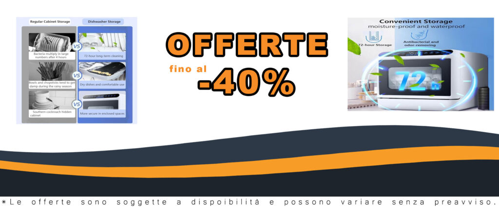 MhWrughts Lavastoviglie da banco, portatile e compatta, ideale per piccoli spazi come case, appartamenti, dormitori, barche e camper.