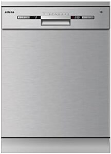 Lavastoviglie Edesa EDW-6230 X con finitura inox e display digitale, perfetta per famiglie numerose.