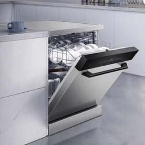 Lavastoviglie da appoggio intelligente completamente automatica da tavolo, ideale per piccoli spazi e asciugatura domestica.