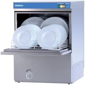MACH Lavastoviglie 540 MS9453PS P/H 400 Trifase in azione, perfetta per uso professionale con capacità di 540 coperti.