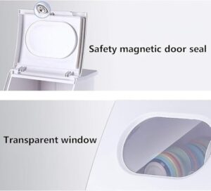 Lavastoviglie da tavolo mini automatica con design compatto, pannello touch e 5 programmi di lavaggio