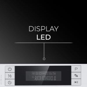 Svan Lavastoviglie 45 cm Bianco SJ94500ED con display LED e funzione Stop&Go