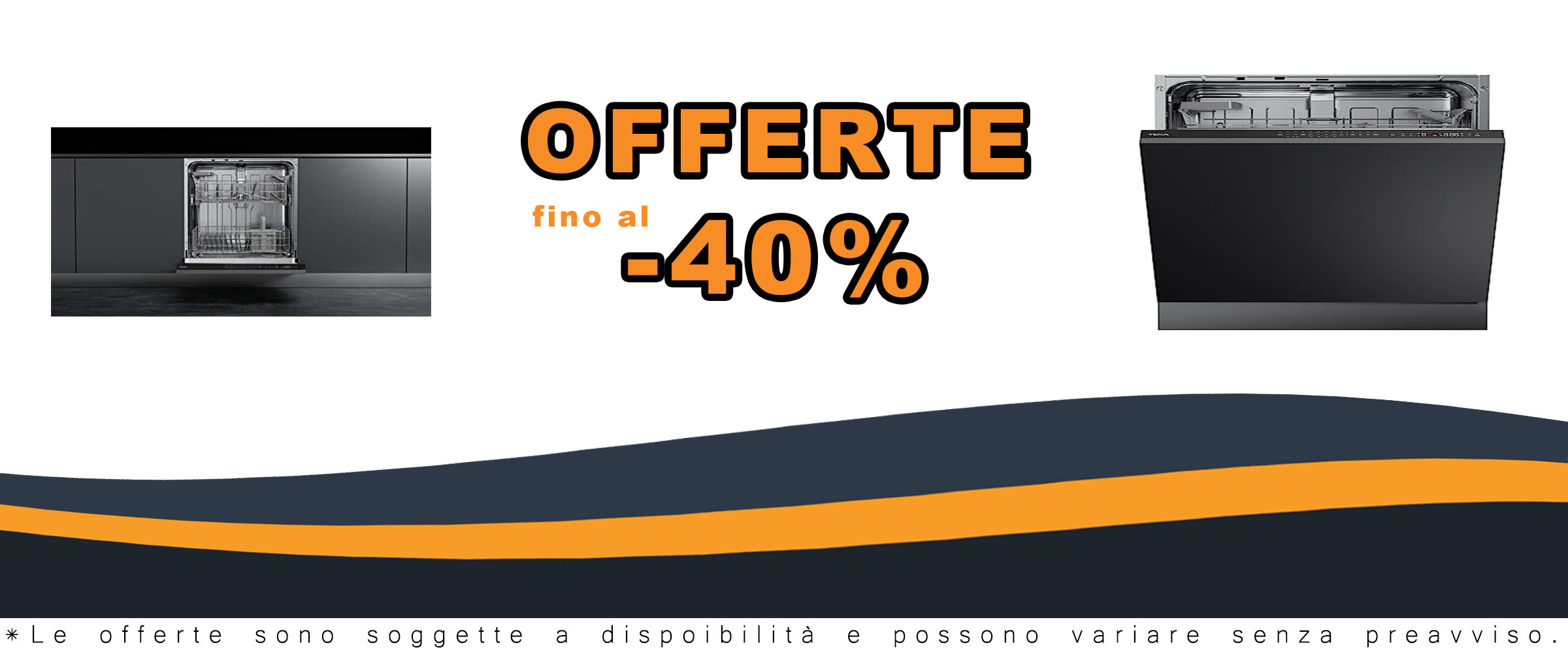 Lavastoviglie TEKA integrabile in acciaio inox con 14 posate, 9 programmi di lavaggio e terzo vassoio.